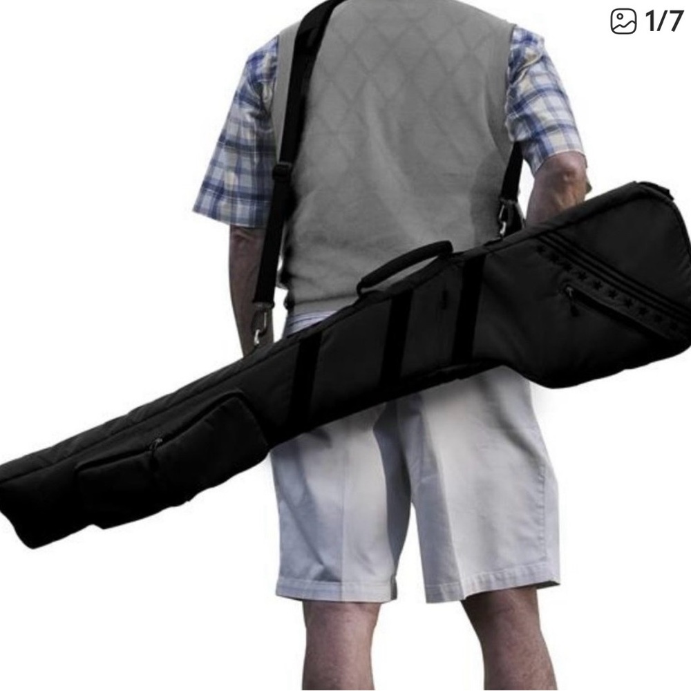 Small Golf Bags, Light Multi-Colour, Sunday Golf Carry Bag Foldable.